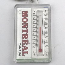 Montreal Canada Souvenir Thermometer Keyring Fob Vintage Souvenir - £10.22 GBP
