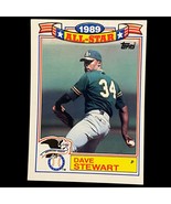 1990 Topps Glossy All-Stars #21 Dave Stewart OAKLAND ATHLETICS A&#39;S -- MINT - $1.29