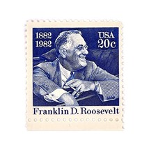 Franklin Roosevelt FDR 20c US Stamp 1982 MNH Scott 1950 President - £1.57 GBP