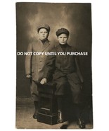 RPPC 1900&#39;s Two Young Pals, One missing arm - Nashville Violet Studio  -... - £13.15 GBP