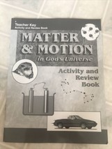 Abeka Grade 8 Matter &amp; Motion Activity And Review Book - $14.01