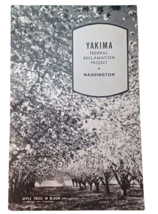 1939 Yakima Federal Reclamation Project U.S. Bureau of reclamation Booklet - £33.62 GBP