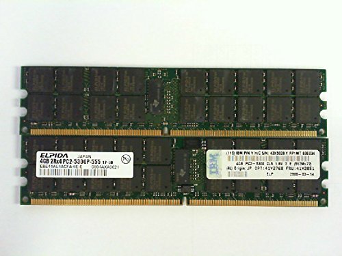 Elpida EBE41AE4ACFA-6E-E 4GB Server DIMM DDR2 PC5300(667) REG ECC 1.8v 2RX4 240P - $32.08
