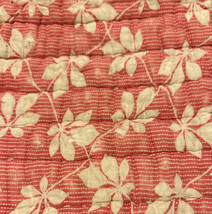 Vintage Quilt HAND SEWN Cotton  HOME MADE Square Patch - Read Descriptio... - £73.64 GBP