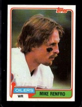 1981 TOPPS #58 MIKE RENFRO EXMT OILERS *X33157 - £1.57 GBP