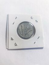 1953 Italy 10 Lire Coin  KM# 93  Plough &amp; Two ears of wheat - $2.95 CAD