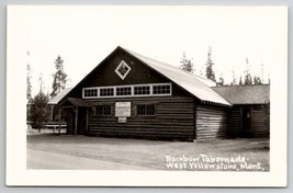 Rainbow Tabernacle West Yellowstone MT RPPC Montana Postcard W25 - £7.00 GBP
