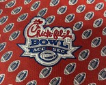 CHICK-FIL-A Bowl Mens ACC vs SEC Football Red Neck Tie Vintage Team Style - $19.99