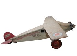 1920&#39;s Huge Antique Steel Airplane Toy US Mail Plane - $584.10