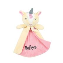 New Baby by Izzy and Oliver Unicorn Tag-a-Long Blankie Towel 6008277 - $12.85