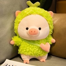 Pig Plush Toy Creative Cosplay Rabbit Bear Doll Soft Stuffed Animals Toy For Chi - £18.81 GBP
