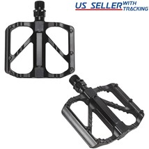 9/16&quot; Bike Pedals MTB Road Bicycle Aluminum Alloy Metal Sealed Bearing Non-Slip - £14.14 GBP