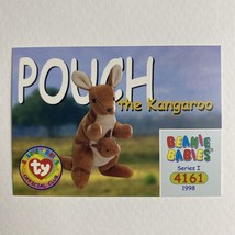 Pouch the Kangaroo 1998 Series I 4161 Beanie Babies Official Club Tradin... - £2.00 GBP