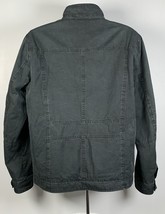 Levis Sherpa Lined Trucker Jacket Coat Mens Medium Canvas Black - £55.62 GBP