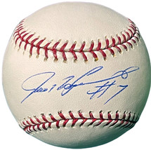 Ivan Rodriguez signed Official Rawlings Major League Baseball #7- COA (Tigers/Ra - £70.25 GBP