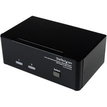 StarTech.com 2 Port KVM Switch - DVI and VGA w/ Audio and USB 2.0 Hub  Dual Mon - £209.68 GBP