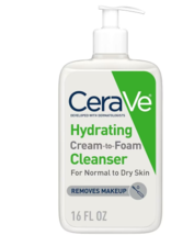 CeraVe Hydrating Cream-to-Foam Face Cleanser 16.0fl oz - £37.23 GBP