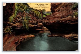 Rood&#39;s Glen Interior Dells of Wisconsin River 1913 DB Postcard D20 - £2.29 GBP