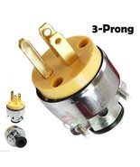 New 3-Prong Replacement Male Electrical Plug Heavy-Duty Free Shipping - $8.86