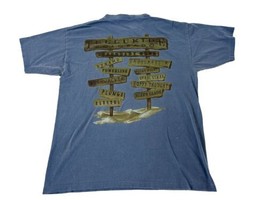 Vintage 90s Telluride Colorado Pointing Signs T-Shirt Mens L Made In USA - £12.54 GBP