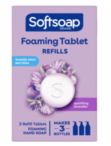 Softsoap Foaming Hand Soap Tablet Refills, Sparkling Lavender, Pack of 3 - £7.95 GBP