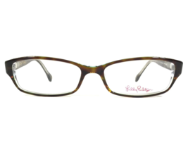 Lilly Pulitzer Eyeglasses Frames Abygale TO Tortoise Clear Rectangular 52-15-135 - £37.11 GBP