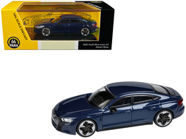 Audi E-tron GT RS Ascari Blue Metallic 1/64 Diecast Model Car by Paragon Models - $29.17