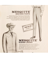 1966 Niver Western Wear Clothing Advertisement Mesquite Pants Jacket DWP9D - $450.75 MXN