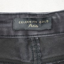 Celebrity Gold Pants Womens 4P Black Denim Low Rise Regular Fit Casual Jeans - £20.14 GBP