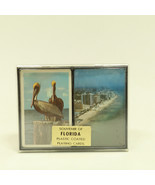 Vintage Folrida Birds Beach Souvenir Double Deck of Bridge Playing Cards... - £9.91 GBP