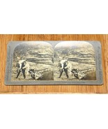 1906 STEREOVIEW REAL PHOTO DEER HUNTER CANOE PHILADELPHIA BERRY KELLEY C... - $17.82