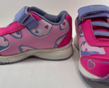 Peppa Pig Toddler Girl&#39;s Light Up Pink Sneakers - Size 8 - £23.68 GBP