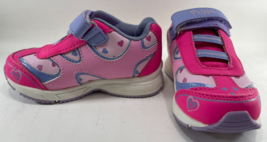 Peppa Pig Toddler Girl&#39;s Light Up Pink Sneakers - Size 8 - £23.41 GBP