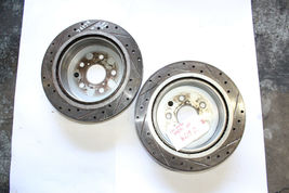 2006-2013 LEXUS IS350 RWD REAR ROTOR DRILLED SLOTTED SET LEFT & RIGHT SIDE J6179 image 7
