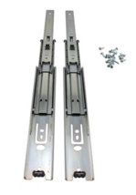 Drawer Slide 24&quot; L Full Extension Stainless Steel Knape &amp; Vogt 8400P24 2-ct - $21.52