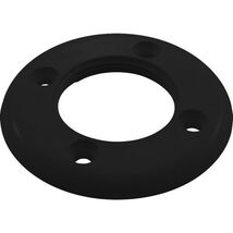 Custom 25546-004-000 3.5" Vinyl Threaded Wall Faceplate - Black - $12.75