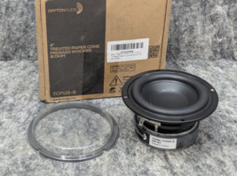 New/Open Box Dayton Audio TCP115-8 4&quot; Treated Paper Cone Midbass Woofer ... - $367.61 MXN