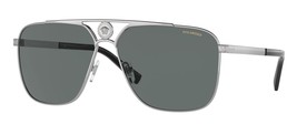 Versace Sunglasses VE2238 100181 61mm Gunmetal / Polar Dark Grey Lens - $3,081.59 MXN