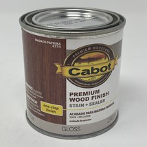 Valspar Cabot 8374 Premium Wood Finish Stain + Sealer, Gloss, Smoked Pap... - £14.63 GBP