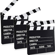 10 Pieces Movie Film Clap Board, 7 X 8 Inch Cardboard Movie Clapboard Mo... - £15.71 GBP