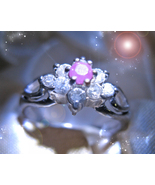 HAUNTED RING RUBY STAR REGENCY RISE TO POWER HIGHEST LIGHT COLLECTION MA... - $699.77