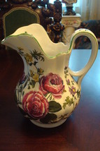 Copeland Spode England T. Goode PITCHER decorated with roses 7 1/4&quot; tall - £96.91 GBP