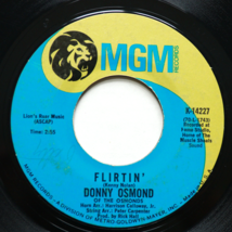 Donny Osmond 45 rpm Vinyl Sweet and Innocent / Flirtin&#39; 7&quot; Single - £7.77 GBP
