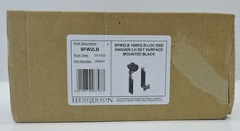 Henderson SFW2 100KG R-LOC End Hangar LH Set Surface Mounted (BLACK) SFW... - £109.50 GBP