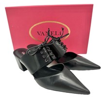 VANELi Kinnon 8.5M Black Calf Womens Slide On Shoes Pointed Toe in Box - $38.61