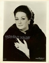 Montserrat Caballe Opera Diva Fur 1975 Publicity Photo - £7.47 GBP