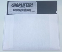 Choplifter Game for Apple II IIe IIGS Vintage Computer 1982 Broderbund 5... - $15.00