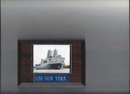USS NEW YORK PLAQUE NAVY US USA MILITARY LPD-21 TRANSPORT DOCK SHIP - £3.10 GBP
