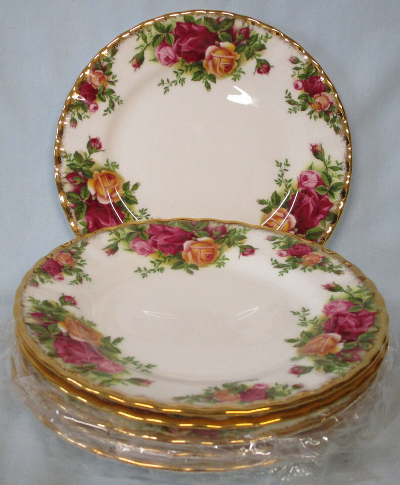 Primary image for Royal Albert Old Country Roses Bread Plate 6 1/4", Set of 6, England 1962