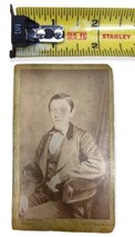 Antique Victorian Era Calling Card Hugh Watson Photographic Artist West Bromwich - £19.73 GBP